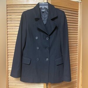 Mexx Women's Elegant Black Peacoat